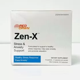 Red Dawn Zen-X Stress And Anxiety Support - 2 Counts Per Pack - 12 Packs Per Box