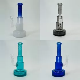 Ribbed Neck Waterpipe - 8.5 Inch - PCL8365