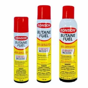 Ronson Butane Fuel Can (135ml or 75ml or 5.73oz) - No Free Shipping