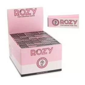 Rozy Pink Perforated Tips - 50 Packs Per Box