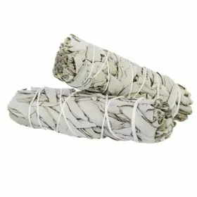 Sage Bundle - 4 Inches - 5 Counts Per Pack - White