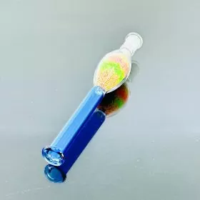 Sand Filled Multi Colored Nectar Collector 10mm - Glow In The Dark - Assorted Colors