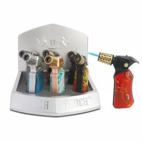Scorch Torch - 90 Degree Blow Torch Two Tone - Metal Design - 6 Counts Per Display - 61726