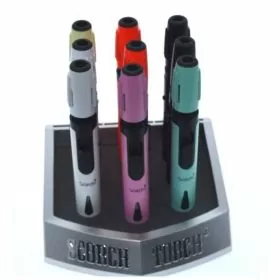 Scorch Torch - Pencil Torch Hold Button Neon and Matte Colors - 9 Pieces Per Display - 61686-1