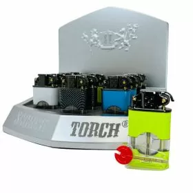 Scorch Torch Retro Igniter Torch With Extra Flints - 12 Counts Per Display (61710)