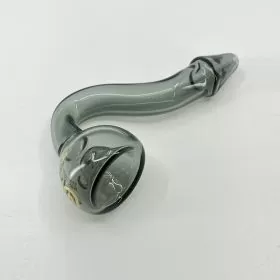 Sense Glass Handpipe - 4 Inch - Sherlock - Charcoal Gray