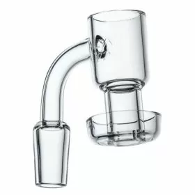 Sense Glass - Quartz Banger Kit Terp Slurper Screw - 14mm Male 90 degree
