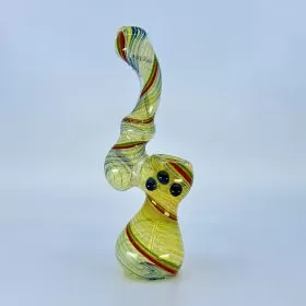 SIB10 - 7 Inch Bubbler - Striped Twisted Colors - 200 Grams - Assorted Colors