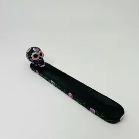 Skull - Black Pink - Incense Burner
