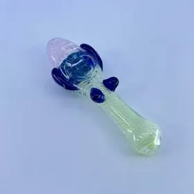 Slime Head Twisted Handpipe - 4.5 Inch - Assorted Designs - HPSI47