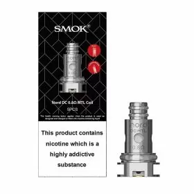 Smok - Nord MTL DC 0.8 Ohm Coil - 5 Counts Per Pack