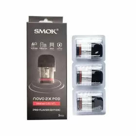 Smok - Novo 2X - 0.8 ohm - MTL Mesh Pods Pro - Pro Flavor Edition - 3 Piece Per Pack