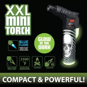 Smokezilla - Thin Print XXL Mini Torch - Glow In The Dark - 18 Pieces Per Display (22611) 