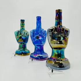 Soft Glass Waterpipe - 10 Inches (GR-Y-55) Assorted Colors