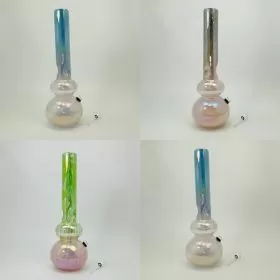 Soft Glass Waterpipe - 16 Inches (GR-Y-117)