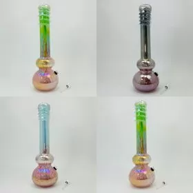 Soft Glass Waterpipe - 16 Inches (GR-Y-125)