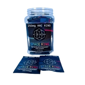 HON Space Ring - HHC- Gummies - 250mg - 50 Pack Per Jar