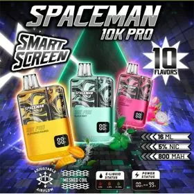Spaceman By Smok - 10K Pro Disposable - 5 Counts Per Pack