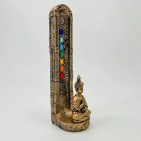 Standing Buddha - Incense Burner - 7 Colors - Chakra Stones