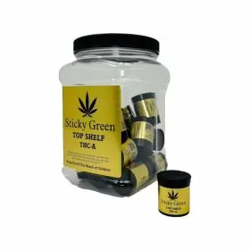 Sticky Green - Top Shelf THC-A - Flower Jar - 3 Strains - 1 Grams - 20 Counts Per Display 