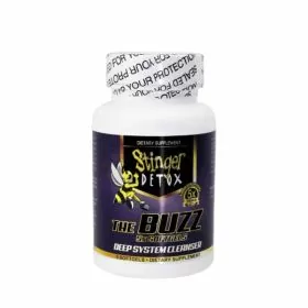 Stinger Detox - The Buzz 5x Extra Strength Softgels - Deep System Cleanser - 5 Counts Per Bottle