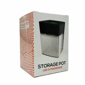 Storage Pot With Led and Magnifier