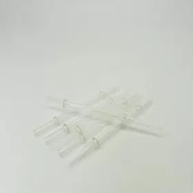 Straw - 6 Inches - Round Tip - 7 Pieces Per Pack