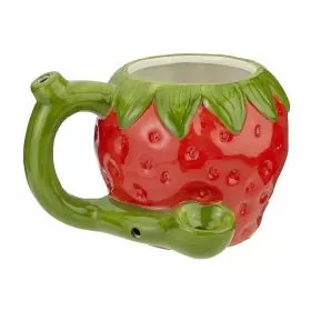 Ceramic Pipe Mug Strawberry
