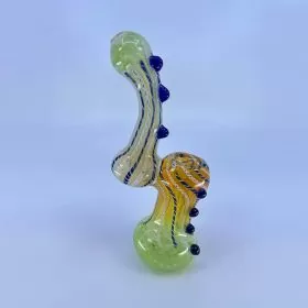 Striped Bubbler With Dots - 200 Gram - 7 Inch - Assorted Designs - SIB9