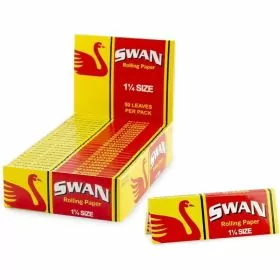 Swan - Rolling Paper - 1¼ Size - 50 Counts Per Pack - 25 Counts Per Box