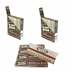 The Original Blunt Wrap - Classic Unbleached - Cigarette Paper - 25 Counts Per Box