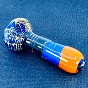 Tricolor Handpipe 4 Inch - Assorted Designs - HPMS50