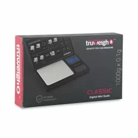Truweigh - Classic Digital Scale - 1000 x 0.1gram - Black
