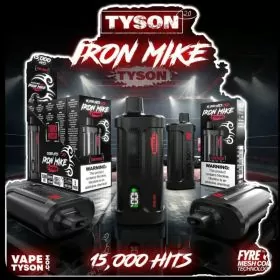 Tyson - Iron Mike - 15000 Hits Disposable - 5 Counts Per Pack