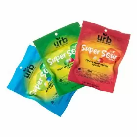 Urb - Super Sour - Delta 8 - Delta 9 - Delta 10 - 750mg Gummies - 30 Count Per Pack