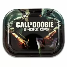 V-Syndicate - Small Metal Rolling Tray - Call of Doobie