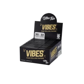 Vibes Ultra Thin King Size Paper - 33 Count In Booklet - 50 Booklet In Box