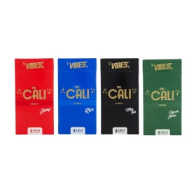 Vibes The Cali 3grm Fine Pre-Roll Rolling Papers - 8 Pack Per Box