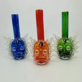 Waterpipe - 12 Inches - Soft Glass Rick (GR-Y-88) Assorted Colors