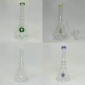 Waterpipe 8 Inches - Colored Mouthpiece With Shower Head