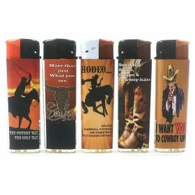 Winlite - Cowboy Lighters - 50 Counts Per Display