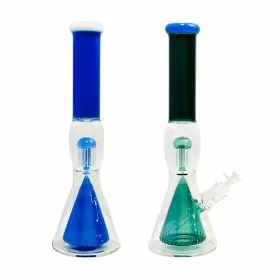 WPSC2386 - 16 Inch Waterpipe - The Pyramid With Tree Perc