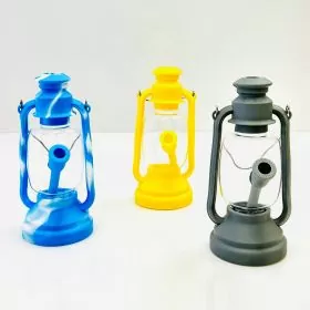 WPVC198 - 10 Inch Silicone Waterpipe - Oil Lamp Design