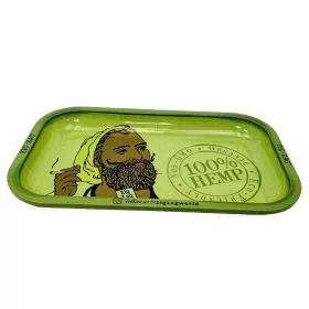 Zig Zag - Rolling Tray Small Size - 10.75 Inches X 6.5 Inches - Hemp