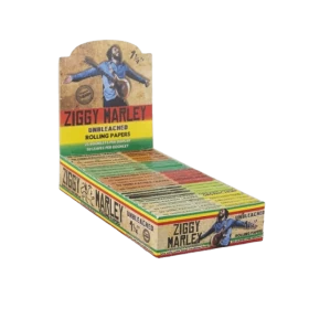 Ziggy Marley Unbleached Rolling Papers 1 1/4 Size - 25 In Box