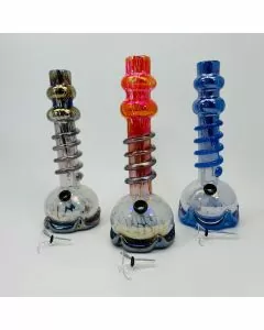 11 Inches - Glass Waterpipe (RAY-K-85)
