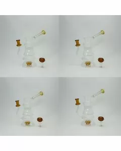 11 Inches - Waterpipe Twisted With Showerhead Perc - RH-198
