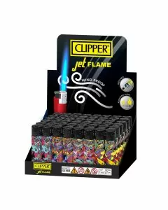 Clipper Jet Flame Galactic Collection - 48/box Ckj11r Asst Design Assorted - Price Per Piece