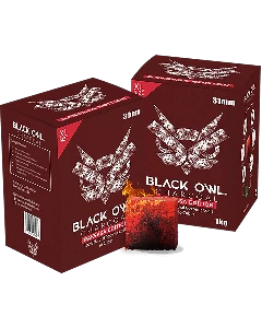 BLACK OWL1KG CHARCOAL RAKSASA EDITION -  31MM - XL - 36 CUBES 