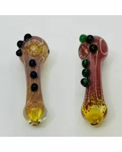 4-Inch Chura Handpipe with Six Marbles